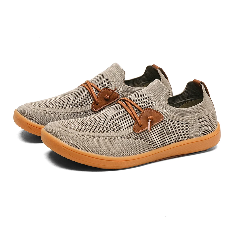 Plus Big Size 51 52 53 54 Wide Box Barefoot Shoes Men Minimalist Zero Drop Breathable Mesh Shoes Outdoor Trail Running Walking 4