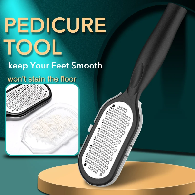 Professional Foot Files, Double-Sided Callus Remover Foot Rasp, Pedicure  Foot Scrubber For Wet Dry Feet, Foot Grater With Handle For Smooth Feet Home