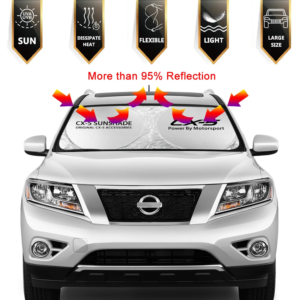 Car Sunshade Front Windshield for Mazda CX5 CX-5 KE KF AWD Skyactiv CX 5