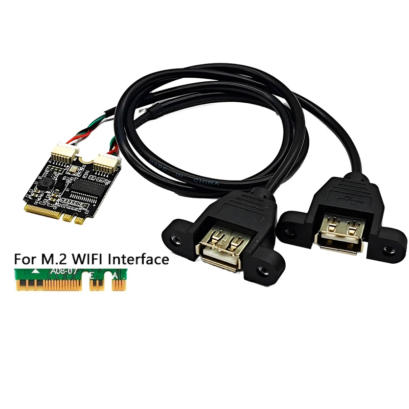 

Адаптер M.2 для USB-адаптера с удлинительным кабелем USB 30 см