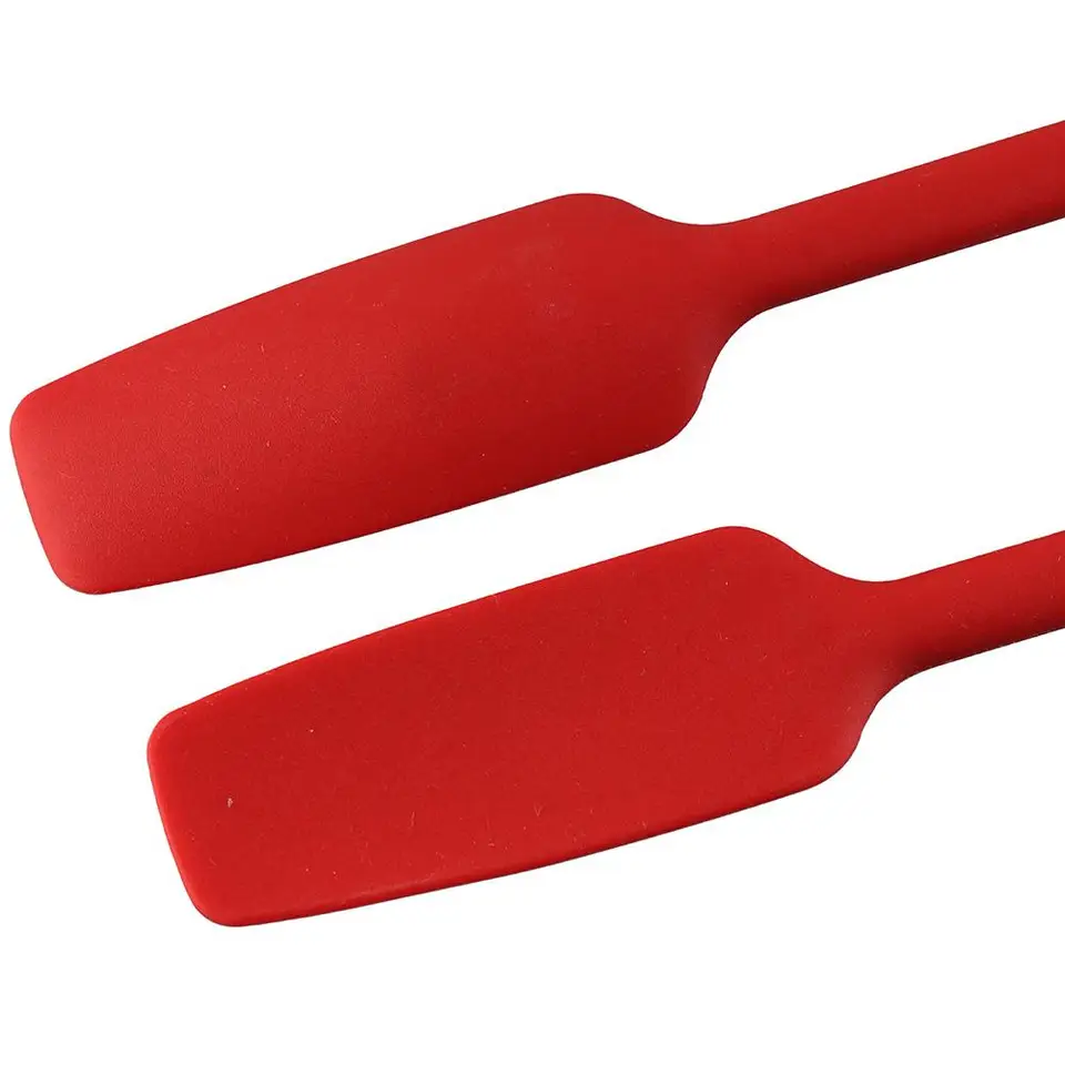 Spatola In Silicone Professionale, Manico Ergonomico, Antiaderente, Resistente Al Calore, Per Cucinare E Mescolare, Facile Da Pulire, Lavabile In Lavastoviglie, 27x5 Cm - 3