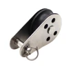 5PCS Stainless Steel M25 Pulley Block Hanging Wire Towing Wheel Lifting Wire Rope Cable Pulley Roller 4