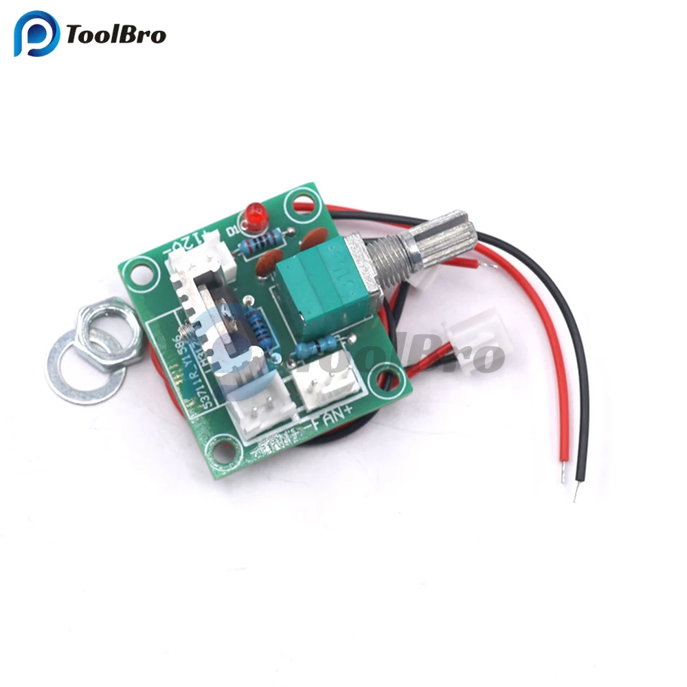 XH-M137 Linear Voltage Regulator LM317 Fan Speed Controller Governor DC-DC Step Down Buck Converter Module with Switch