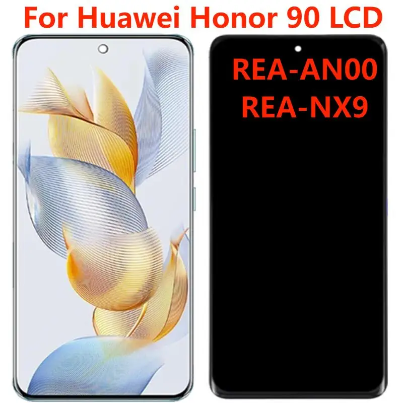 

6.7" AMOLED For Huawei Honor 90 REA-AN00 REA-NX9 LCD Display With Frame Touch Screen Digitizer Assembly Replacement Repair Parts