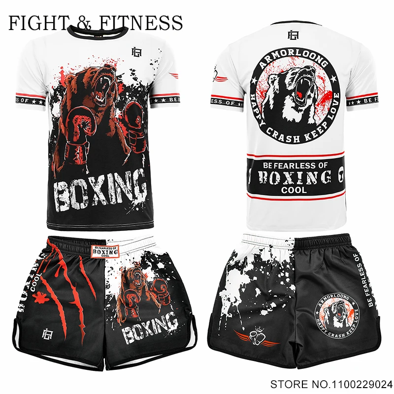 Hippie Peace Sign Muay Thai Boxing Shorts