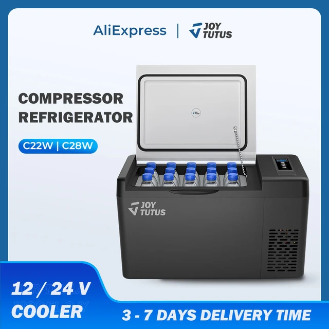 Réfrigérateur de voiture congélateur portable - Glacière à compresseur 28L  pour