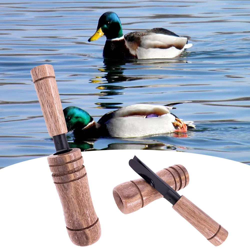 Sifflet bois chêne imitation faisan canard oie - Leurre voix oiseaux pour chasse et expédition