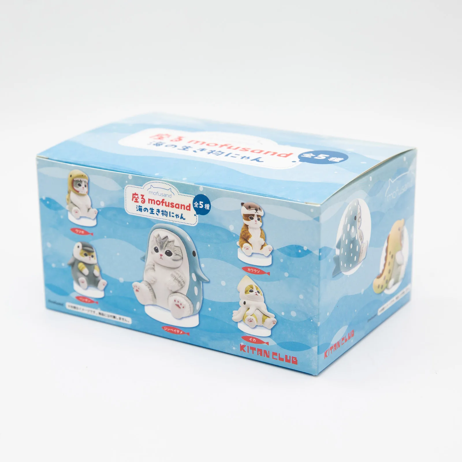Mofusand Marine-Inspired Cat Figure Collection - Cute Oceanic Costume Figurines