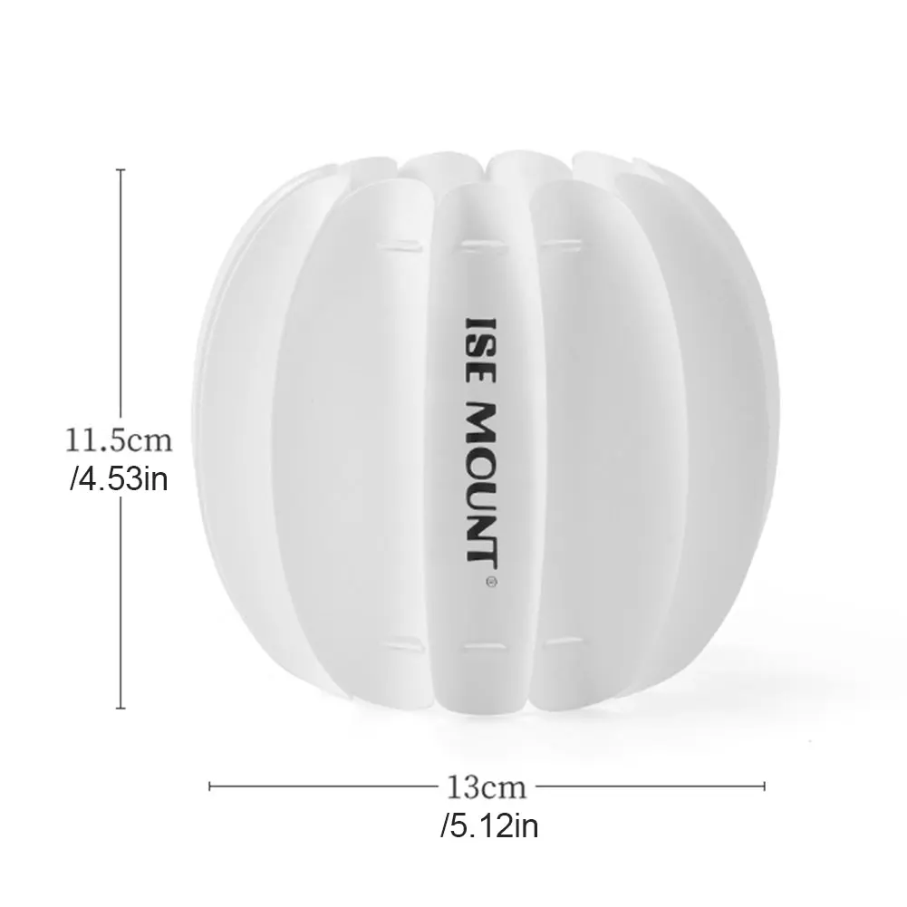 Outdoor Camping Light Shade Waterproof Atmosphere Lampshade Ultralight Camping Lamp Cover Pumpkin Shape for Outdoor Camping Tent