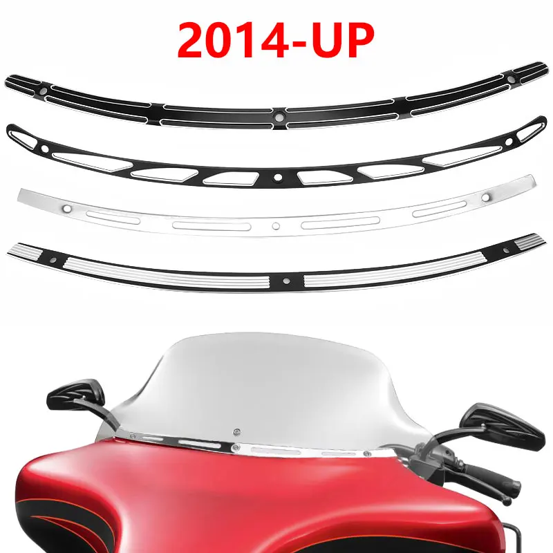 Мотоцикл ветровое стекло отделка для Harley Touring Electra Glide Limited Street Glide FLHX FLHTC CVO 2014-up