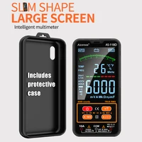 Smart Digital Multimeter TRMS Auto Range DC AC Voltage Tester Ohm Meter Capacitor Electrical Professional Multimetro Transistor 2