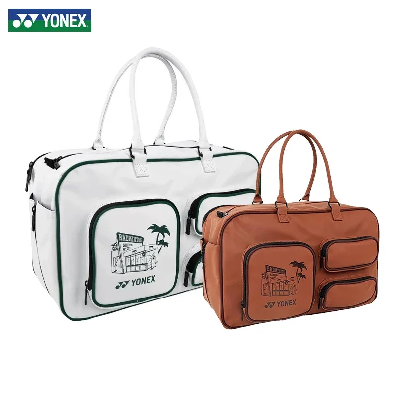 Yonex High-quality Yy Badminton Racket Sports Bag Casual Fashion Shoulder Bag Handbag Large Capacity Tennis Badminton Dual-Use