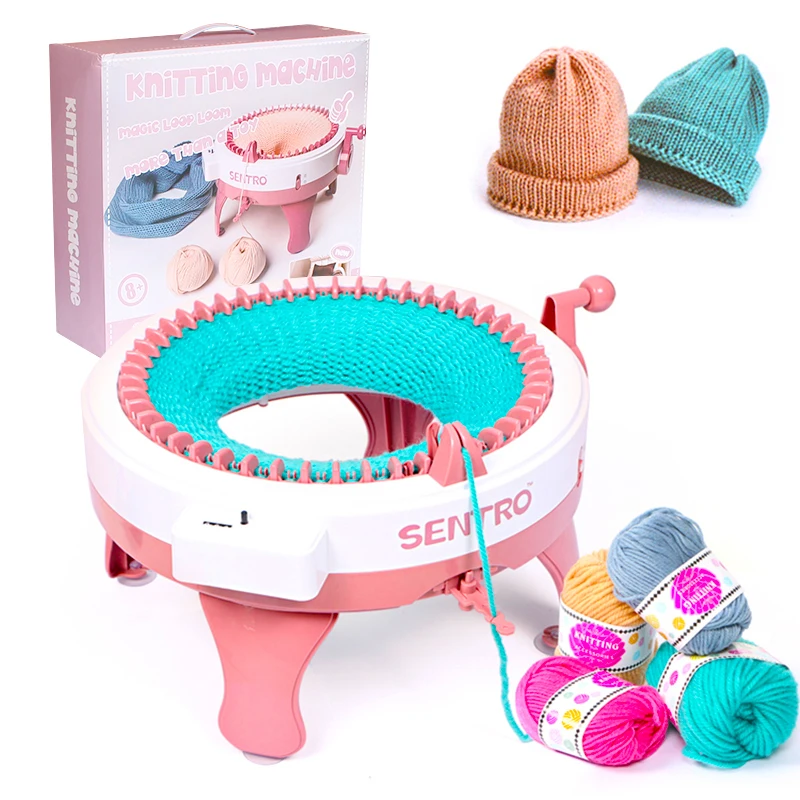 

22/40/48 Needle Handmade Wool Knitting Machine DIY Hand-Knitted Scarf Sweater Hat Socks Adult Children Knitting Tool Artifact