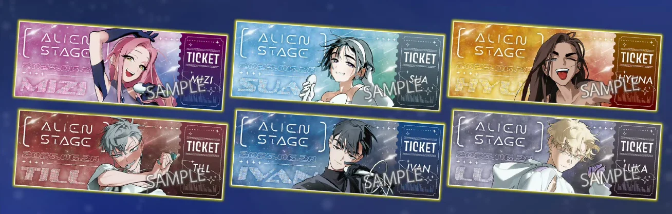 新2025エイリアンステージトップ6フェアアニメイト公式グッズアクリル