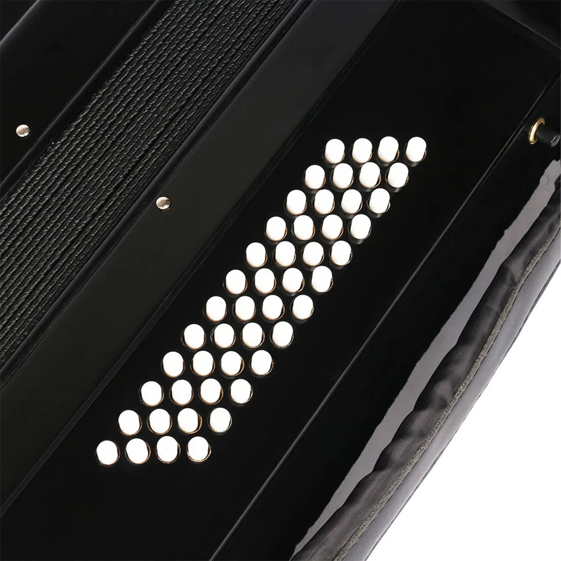 IRIN Akkordeon 34-Tasten-48-Bass-Zellob Schwarzes Akkordeon für Kinder Kinder Anfänger Weihnachtsgeschenk Tastatur Musikinstrument – Detail 7