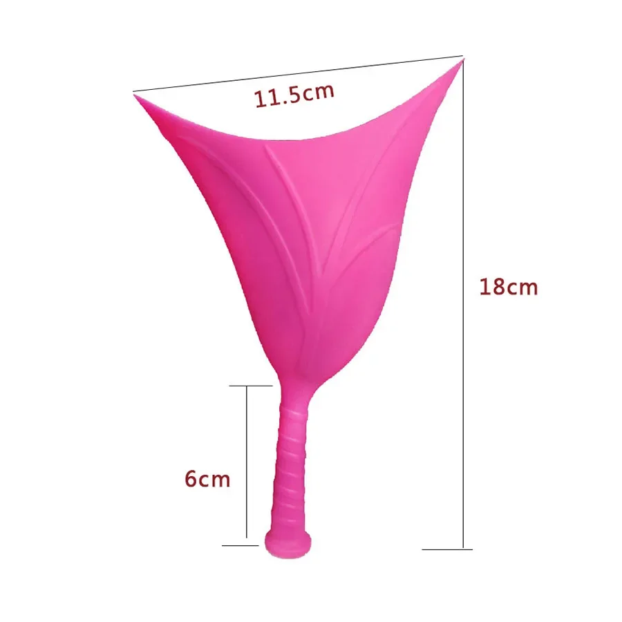 Female Travel Emergency Lady Standing Soft Silicone Urinal Collapsible Portable Funnel Urinal Girl Woman Mobile Toilet Urination