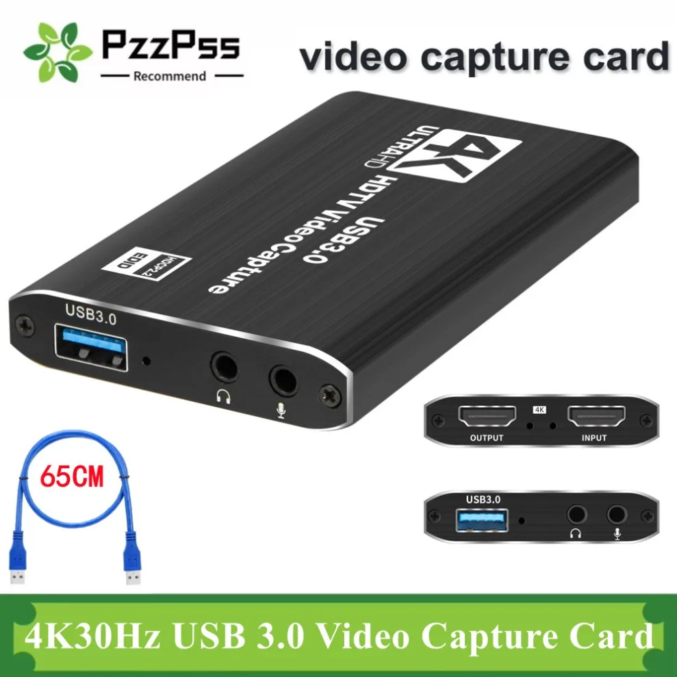 4K Capture Card for Streaming Recording HDMI Video Capture Device with USB 3.0 1