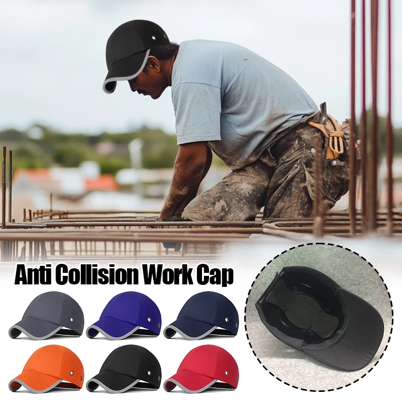 Work Safety Bump Cap Baseball Hat Style Bump Protective Hat Safety Hat ...
