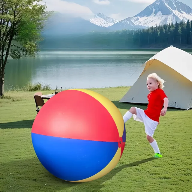 New Outdoor Gmaes Fun Toys Giant Outdoor Beach Ball Colorful PVC Inflatable Ball for Lawn Games School Fun Family Activities 6