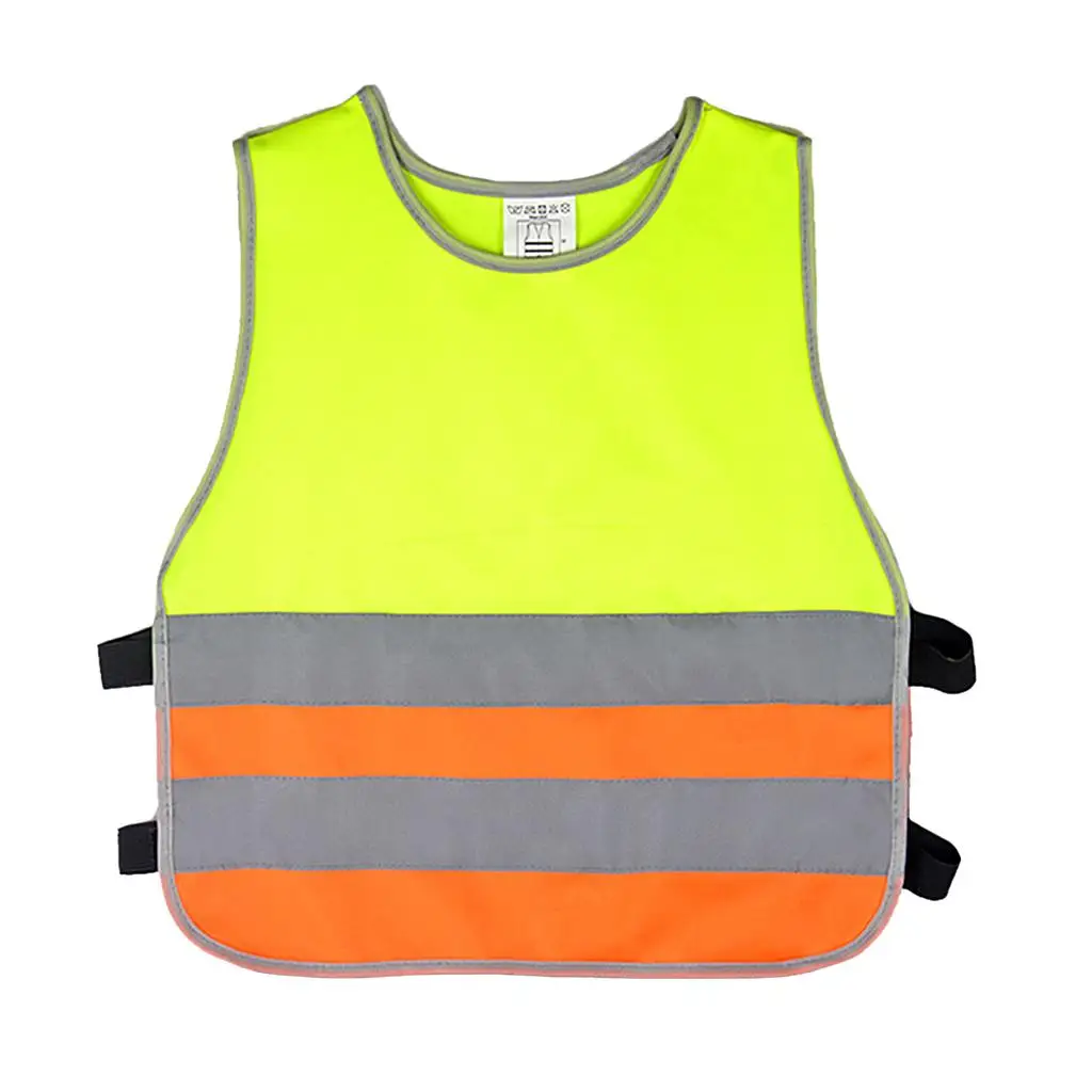 Hi Vis Safety Jacket Vest Children's Kids Baby Trainee Crane Operator 0-9 Years 