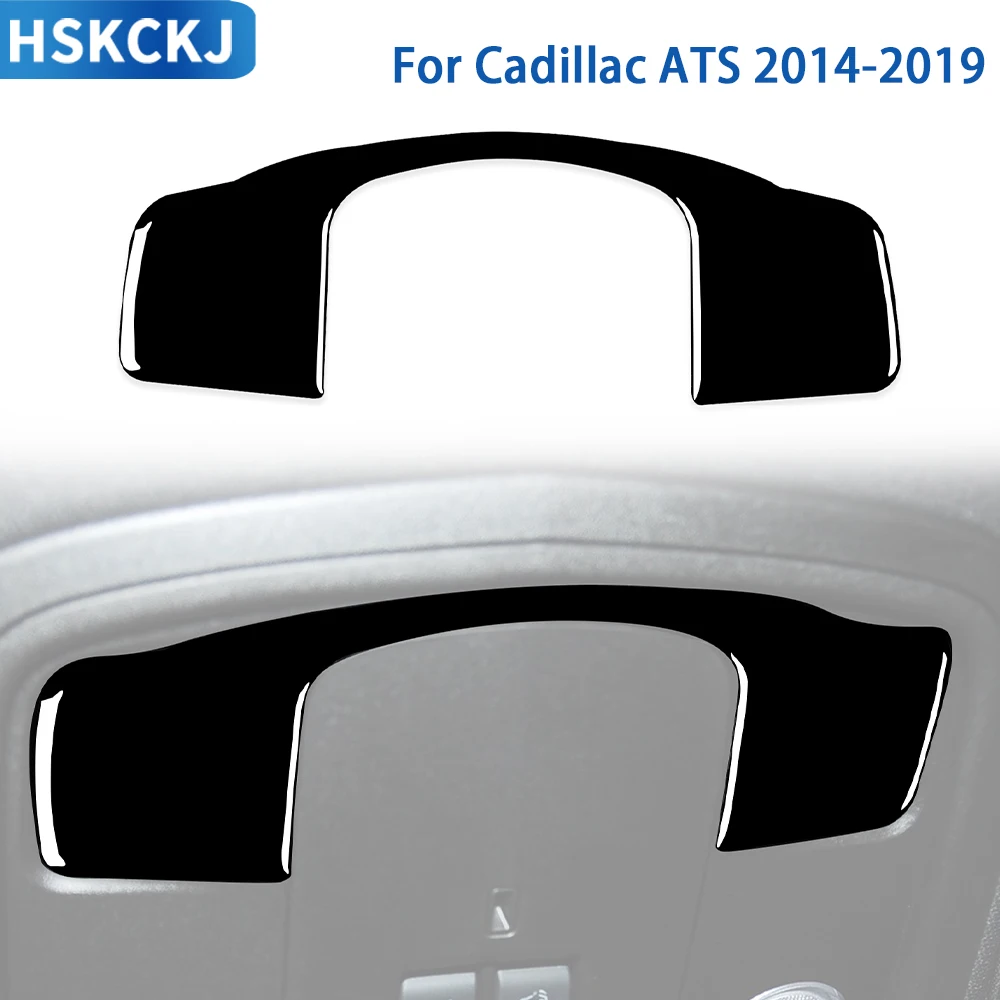 

Аксессуары для Cadillac ATS 2014, 2015, 2016, 2017, 2018, 2019, автомобильная внутренняя отделка, наклейка, черный пластик