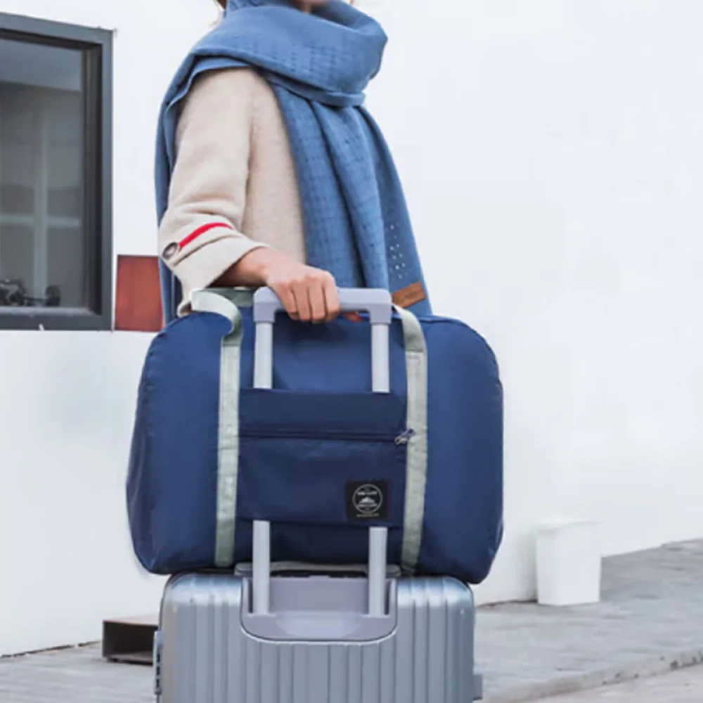 Borse da viaggio Borsa da viaggio pieghevole portatile di grande capacità Borsa da viaggio multifunzionale per compagnie aeree Borse da viaggio in movimento - immagine 6
