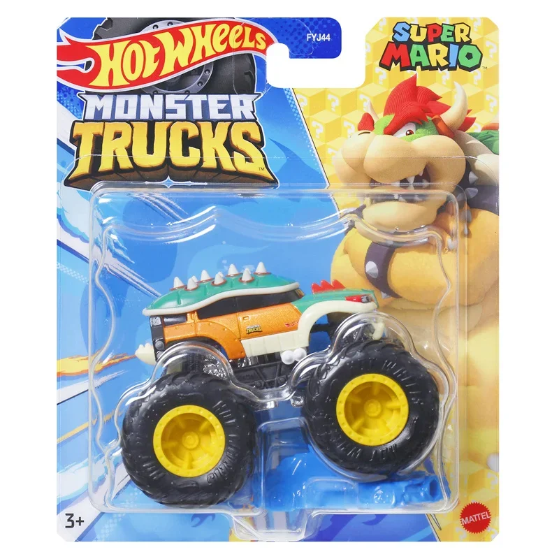 ホットホイール-モンスタートラック男の子用おもちゃ、1:64 Mega