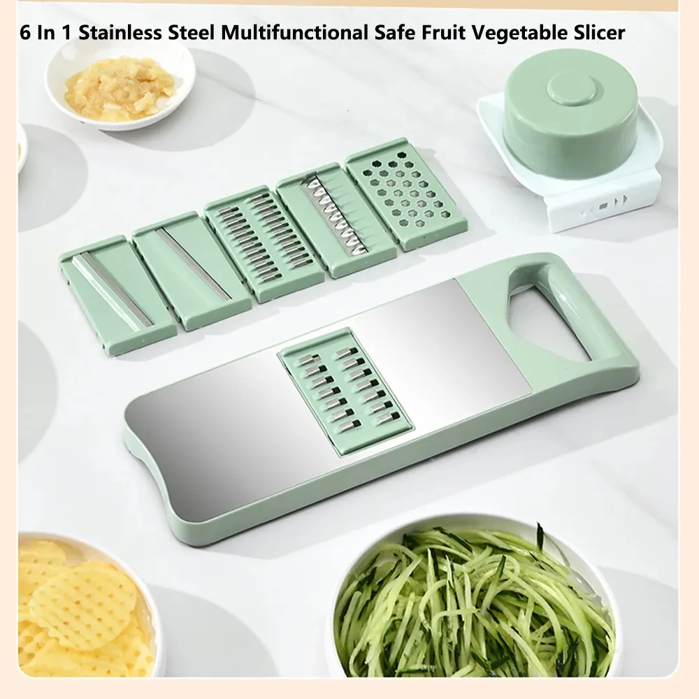 Multi Functional Vegetable Cutter Fruit Slicer Cutter Chopper Grater With  Container Veggie Cutter Food Chopper Handheld Slicer - AliExpress