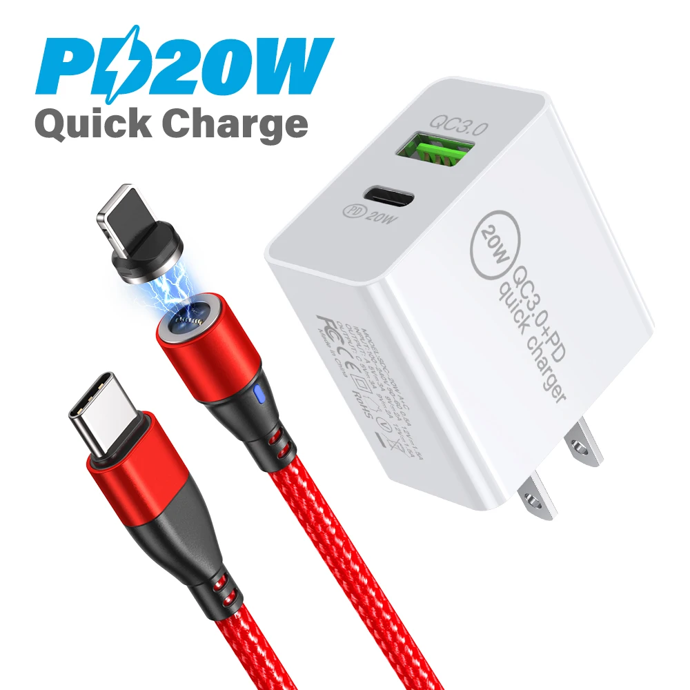 AUFU Quick Charge PD Charger 20W USB Type C Fast Charger for iPhone 13