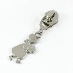 Silver Nylon Zipper Puller Repair Kit - Versatile Hardware Accessories for Jackets, Pockets, and Handbags (ZT959 - A - Silver)