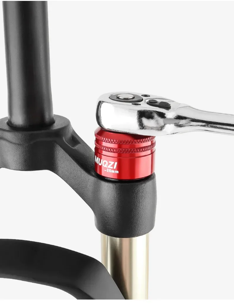 Description Picture 6 of itemFork Top Cap Socket Tool 26mm 28mm 32mm Top Cap Wrench For Fox Fork 36 38 40 Bicycle Repair Tools