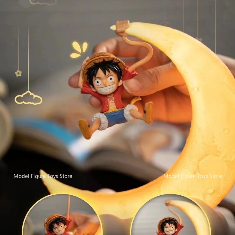 In Stock One Piece Original Luffy night lights Lamp Collection of Figures Birthday Studio Ornaments Decorations Trendy Gift Toys Sneakatelier