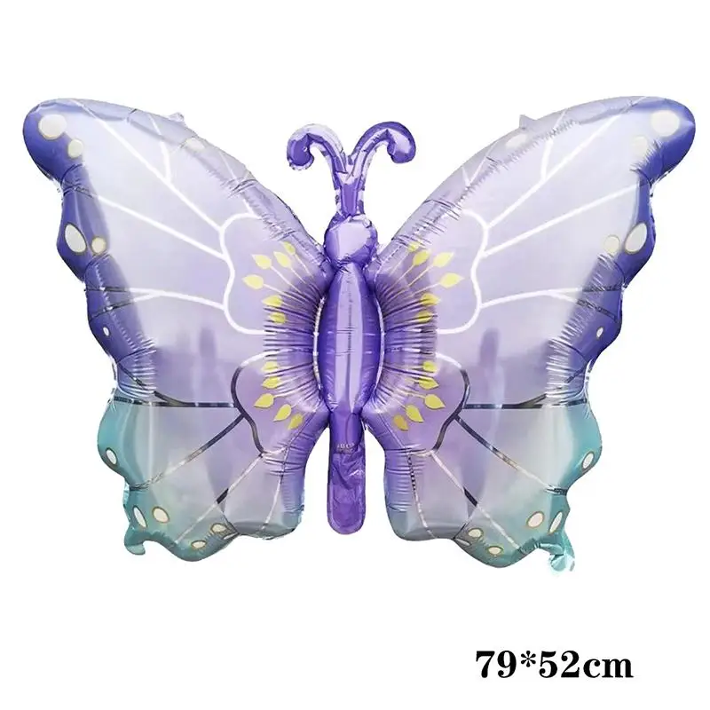 Vibrant Butterfly Aluminum Foil Balloons for Celebrations and Decor