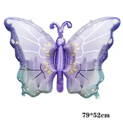 Vibrant Butterfly Aluminum Foil Balloons for Celebrations and Decor (Butterfly purple)