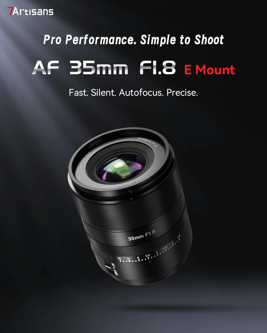 7artisans 35mm F1.8 Full Frame Lens Automatic Focus Fixed Focus Camera Lenses wi