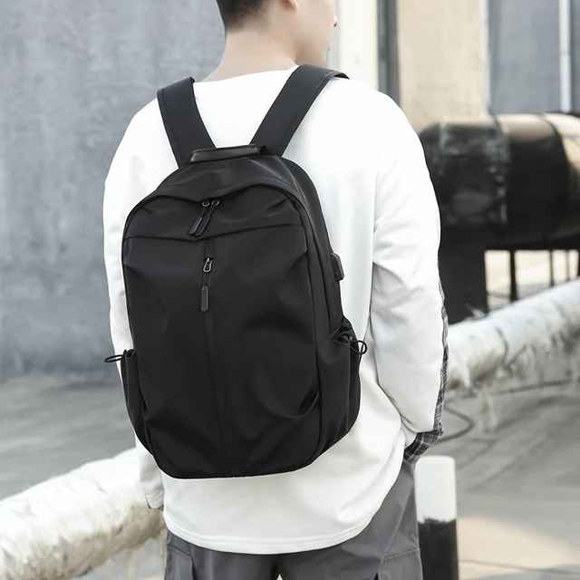 Shop Louis Vuitton 2023-24FW Unisex Plain Leather Logo Backpacks