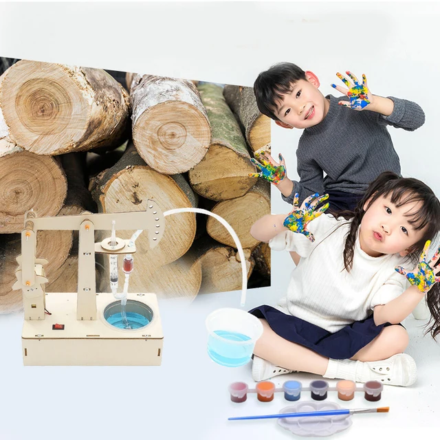 DIY Pumping Water Experiment with Paint 5