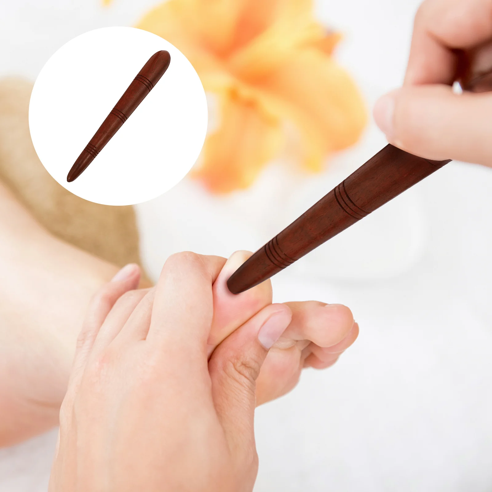 

Hand Wooden Hand Spa Wooden Reflexology Wooden Reflexology Wood Hand Body Traditional Tool for Relaxation Relief