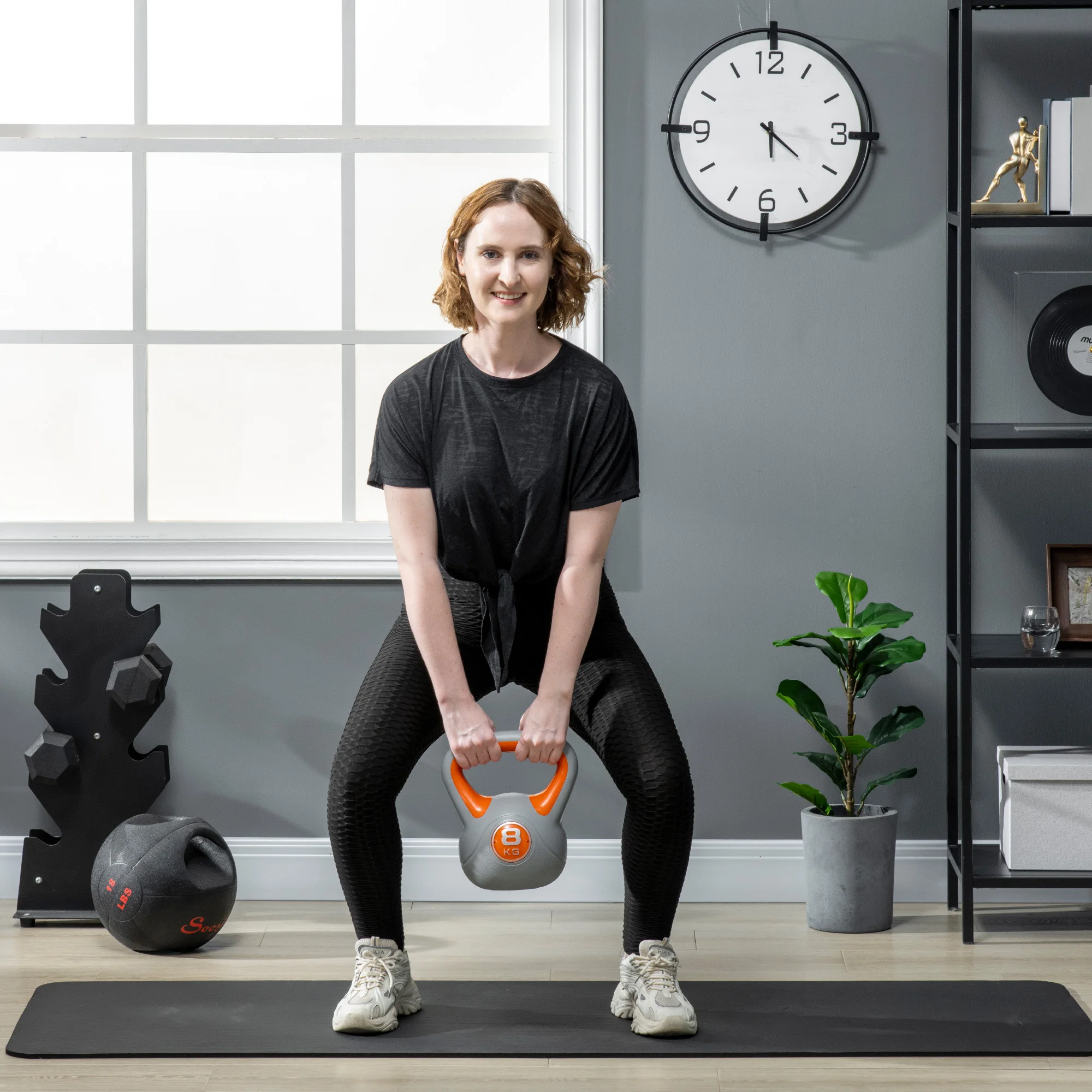 Kettlebell Da 20 Kg In Ghisa - Per Crossfit, Allenamento Casa E Palestra - Foto 11