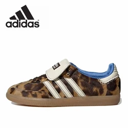 Adidas Samba Pony Wales Bonner Leopard German Training Gazelle Shoes Retro Versatile Sports and Casual Board Shoes sneakers