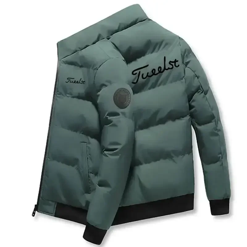 Thick Men New Warm Parka Jackets Winter Casual Men's Outwear Coats Golf Brand Male Windbreak Cotton Padded Down Jacket