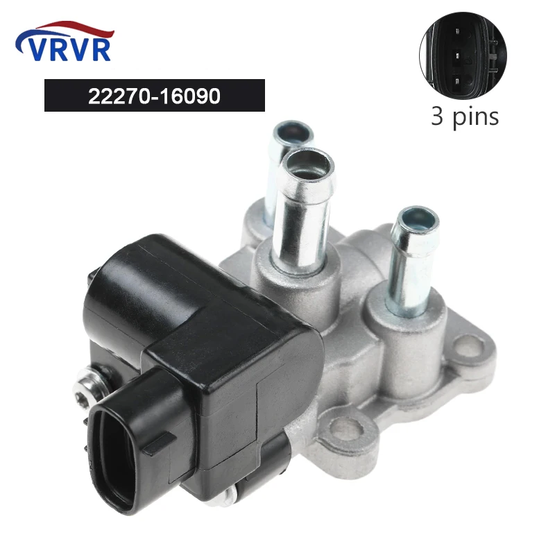22270-16090 2227016090 3 Pins Idle Air Control Sensor Valve For Toyota Corolla 136800-1060