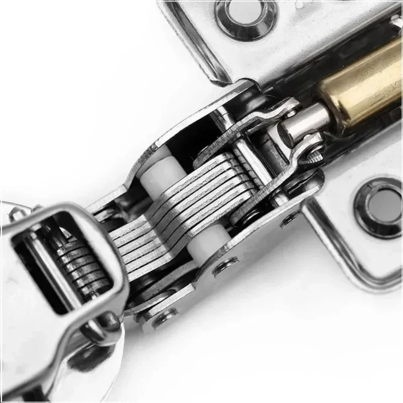 Hinge Soft Closing Full Overlay Door Hydraulic Hinges No-Drilling Hole Clip-On for Cabinet Cupboard Furniture Hardware 1pcs stainless steel hinges,door hinges
