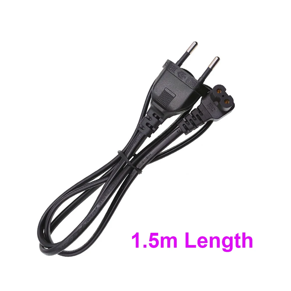 1.5m Length Power Cable for HY300 HY320 HY350 Projector AC Power Charge Cable EU US AU UK Plug Projector Accessory