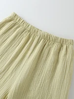 Couples Spwear Cotton Gauze Long Sve Home Clothes Set Women's Pure Cotton Men's Spring Autumn Season Button Decor - Image 4