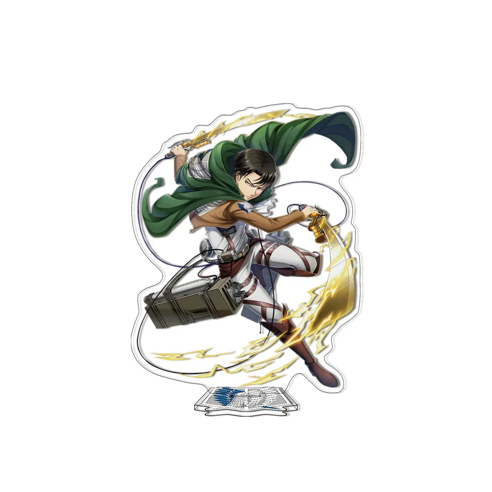 Атаковать гигантский вокруг Двусторонняя HD карта Lewell сердинг Алан Микаса Акерман аниме орнамент Сборная модель