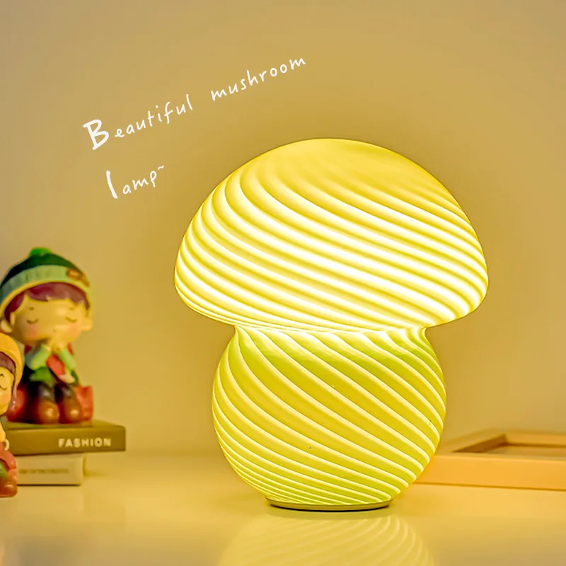 

Mushroom LED Table Lamps Desk Lamp Dimmable Night Light For Bedroom Restaurant Cafe Modern Atmosphere Decoration Gifts