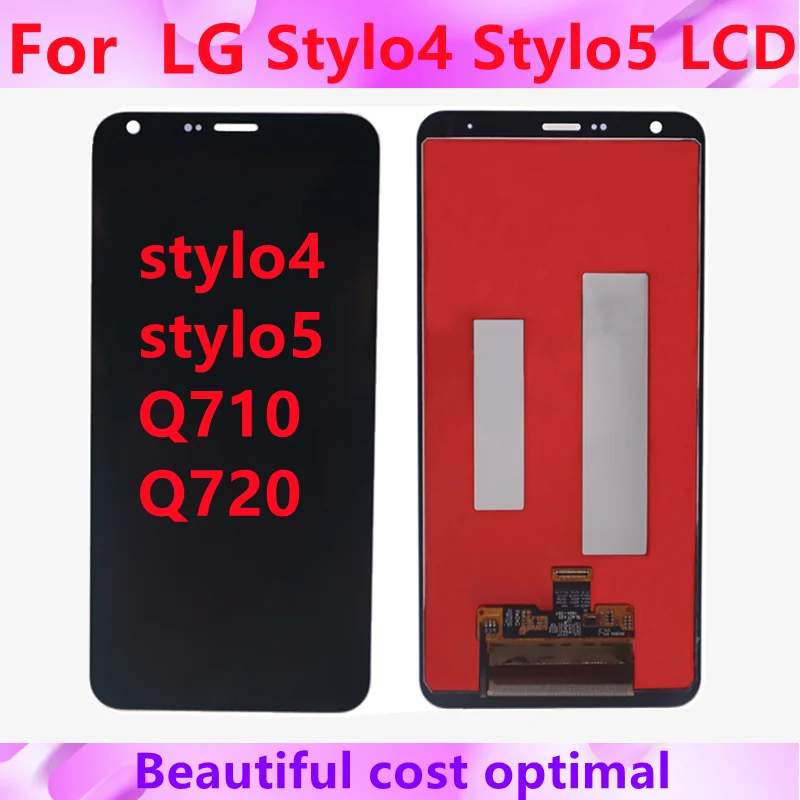 

100%test For LG Stylo 4/Stylo5 Q710 Q720 LMQ720MS LCD Display Digitizer Assembly Replacement For LG Stylo4 Stylo5 Display LCD