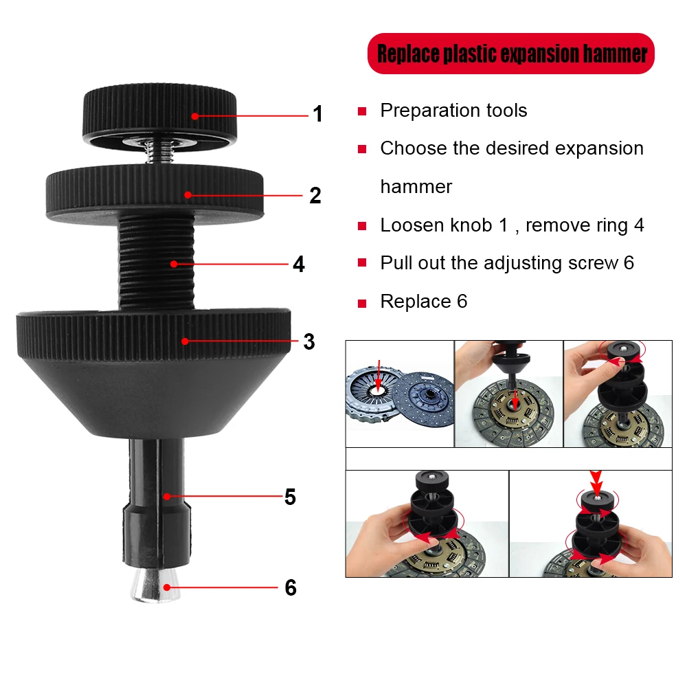 Plastic Universal Clutch Alignment Dismantle Tool Car Clutch Repair Fix Correcting Machines Auto Alignment Tool