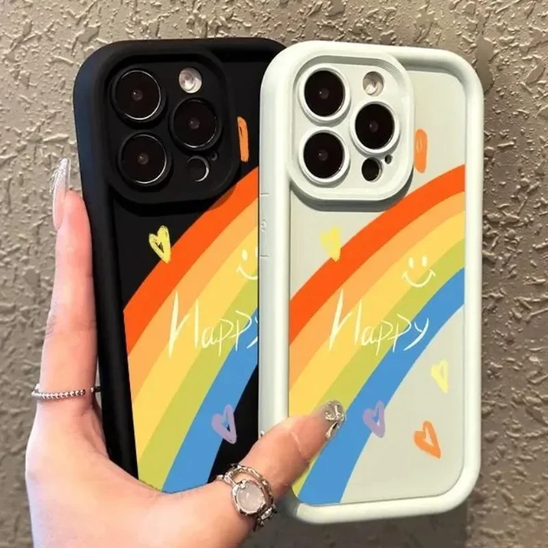 Custodia Rainbow Smile Per Samsung S21Fe S20 Fe Custodia Morbida In Silicone